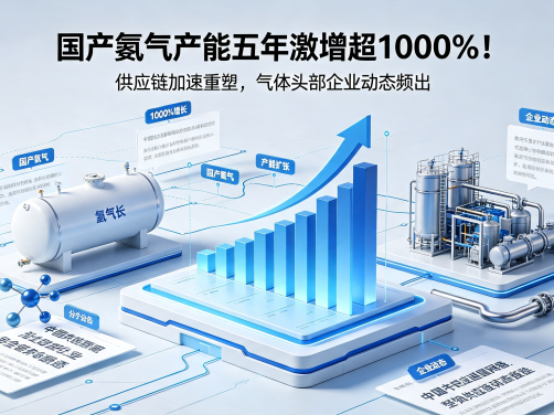 国产氦气产能五年激增超1000%！供应链加速重塑，气体头部企业动态频出