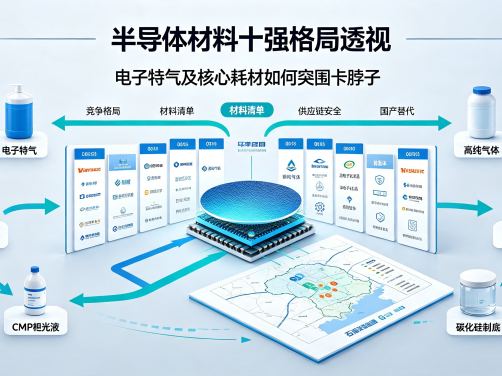 半导体材料十强格局透视：电子特气及核心耗材如何突围卡脖子