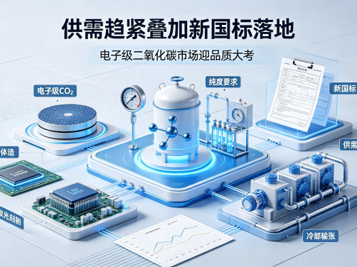 供需趋紧叠加新国标落地，电子级二氧化碳市场迎品质大考