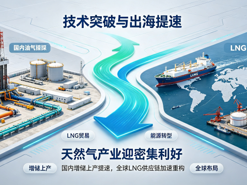 天然气产业迎密集利好：国内增储上产提速，全球LNG供应链加速重构
