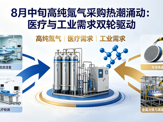 8月中旬高纯氩气采购热潮涌动：医疗与工业需求双轮驱动
