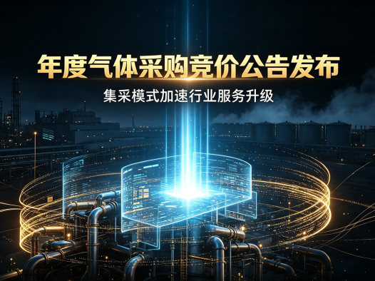 2026年度气体采购竞价公告发布，集采模式加速行业服务升级