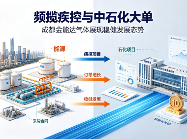 频揽疾控与中石化大单，成都金能达气体展现稳健发展态势