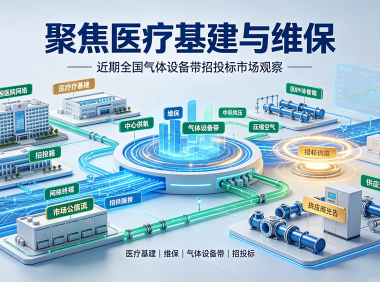 聚焦医疗基建与维保:近期全国气体设备带招投标市场观察