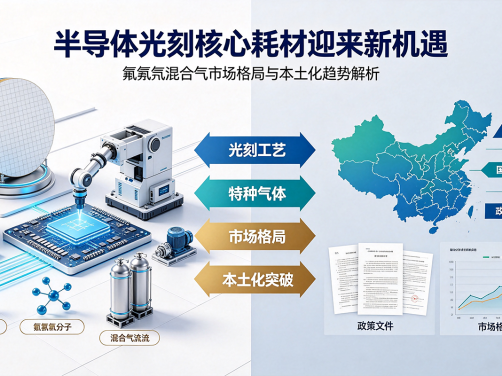 半导体光刻核心耗材迎来新机遇:氟氪氖混合气市场格局与本土化趋势解析