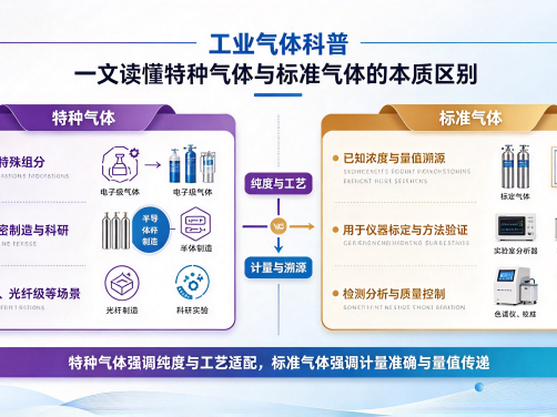 工业气体科普:一文读懂特种气体与标准气体的本质区别