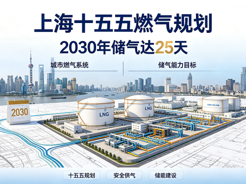 上海十五五燃气规划:2030年储气达25天