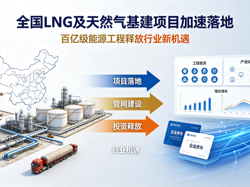 全国LNG及天然气基建项目加速落地，百亿级能源工程释放行业新机遇