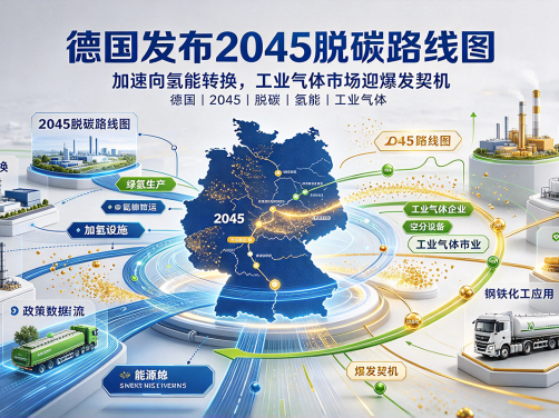 德国发布2045脱碳路线图:加速向氢能转换,工业气体市场迎爆发契机