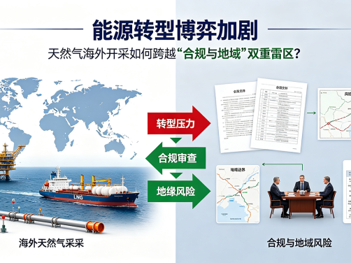 能源转型博弈加剧，天然气海外开采如何跨越“合规与地缘”双重雷区？