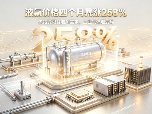液氩价格四个月暴涨258%:供给受限叠加AI需求,工业气体迎变局
