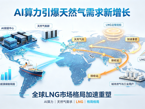 AI算力引爆天然气需求新增长，全球LNG市场格局加速重塑