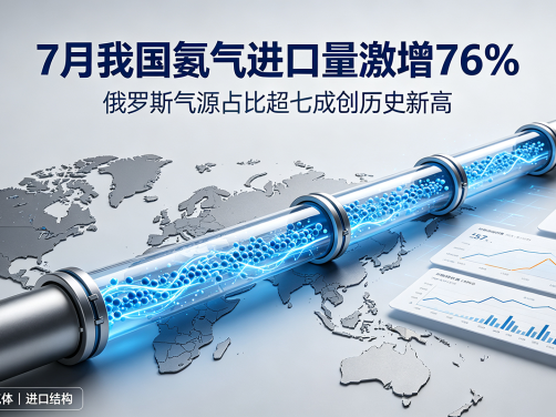 7月我国氦气进口量激增76%,俄罗斯气源占比超七成创历史新高