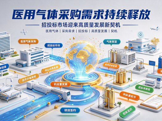 医用气体采购需求持续释放，招投标市场迎来高质量发展新契机