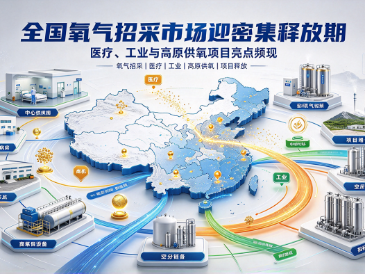 全国氧气招采市场迎密集释放期：医疗、工业与高原供氧项目亮点频现