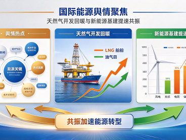 国际能源舆情聚焦：天然气开发回暖与新能源基建提速共振