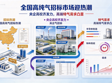 全国高纯气招标市场迎热潮:央企高校齐发力,高端特气需求凸显