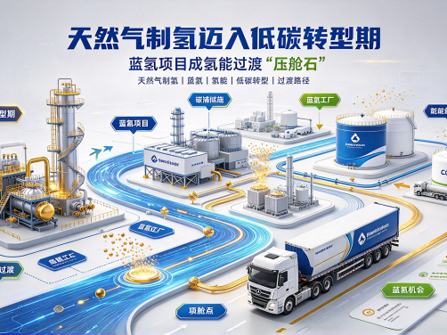 天然气制氢迈入低碳转型期，蓝氢项目成氢能过渡“压舱石”