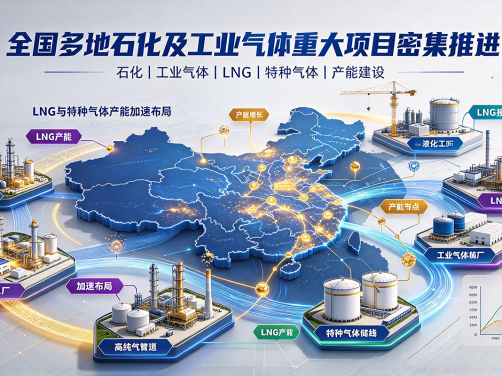 全国多地石化及工业气体重大项目密集推进,LNG与特种气体产能加速布局