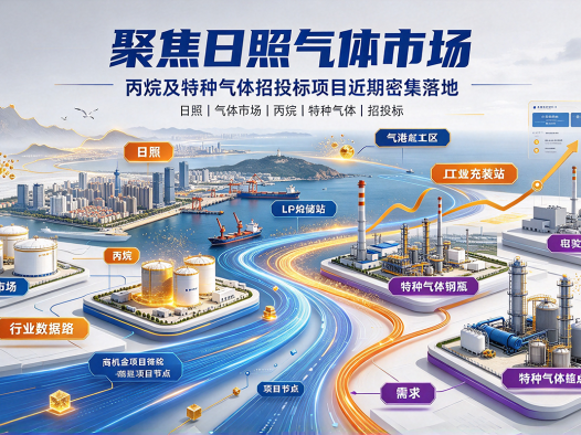 聚焦日照气体市场：丙烷及特种气体招投标项目近期密集落地